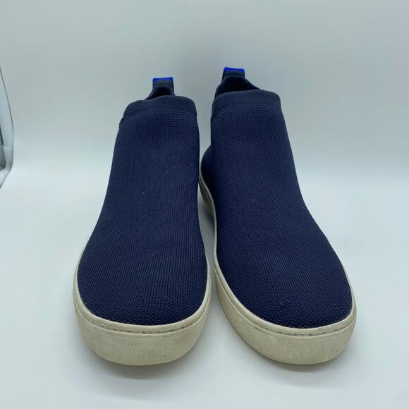 Rothy's Women's size 9 Navy Blue Chelsea Boots Slip On Comfort Nightfall - Picture 3 of 8